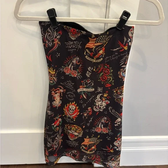 ED HARDY  Black Mini Dress - Picture 2 of 3